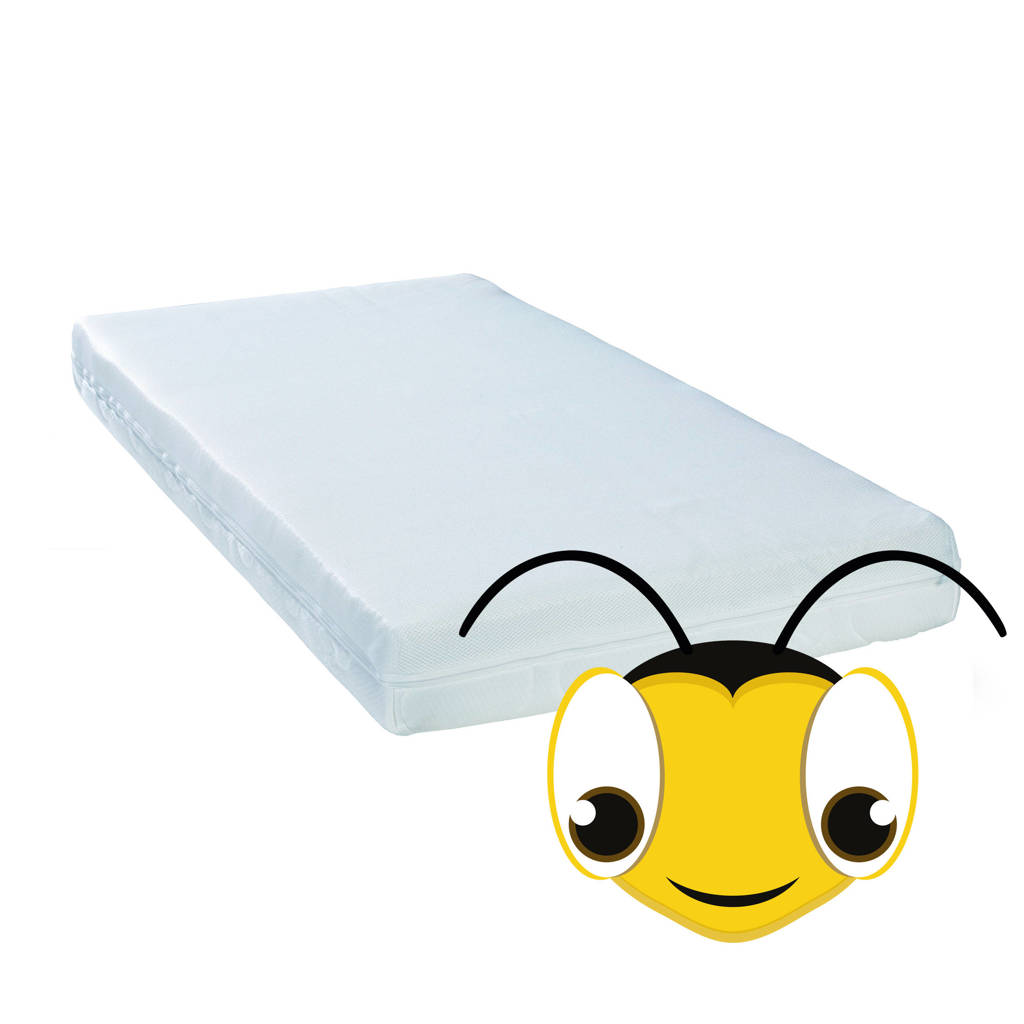 Onze baby slaapt heerlijk!baby matras Bij