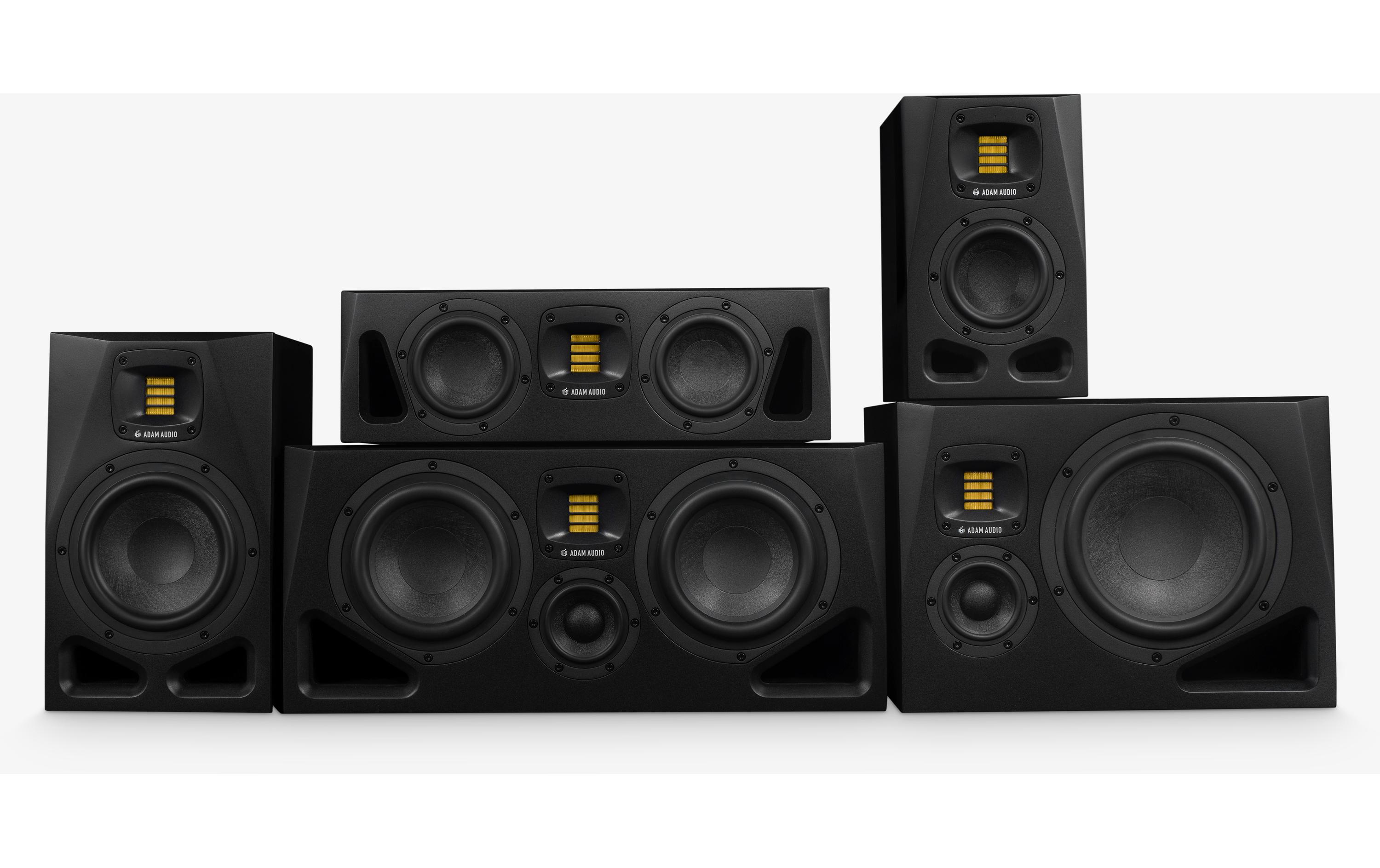 Studiomonitor A4 V Schwarz<br>Aktiver 2-Wege Lautsprecher mit DSP