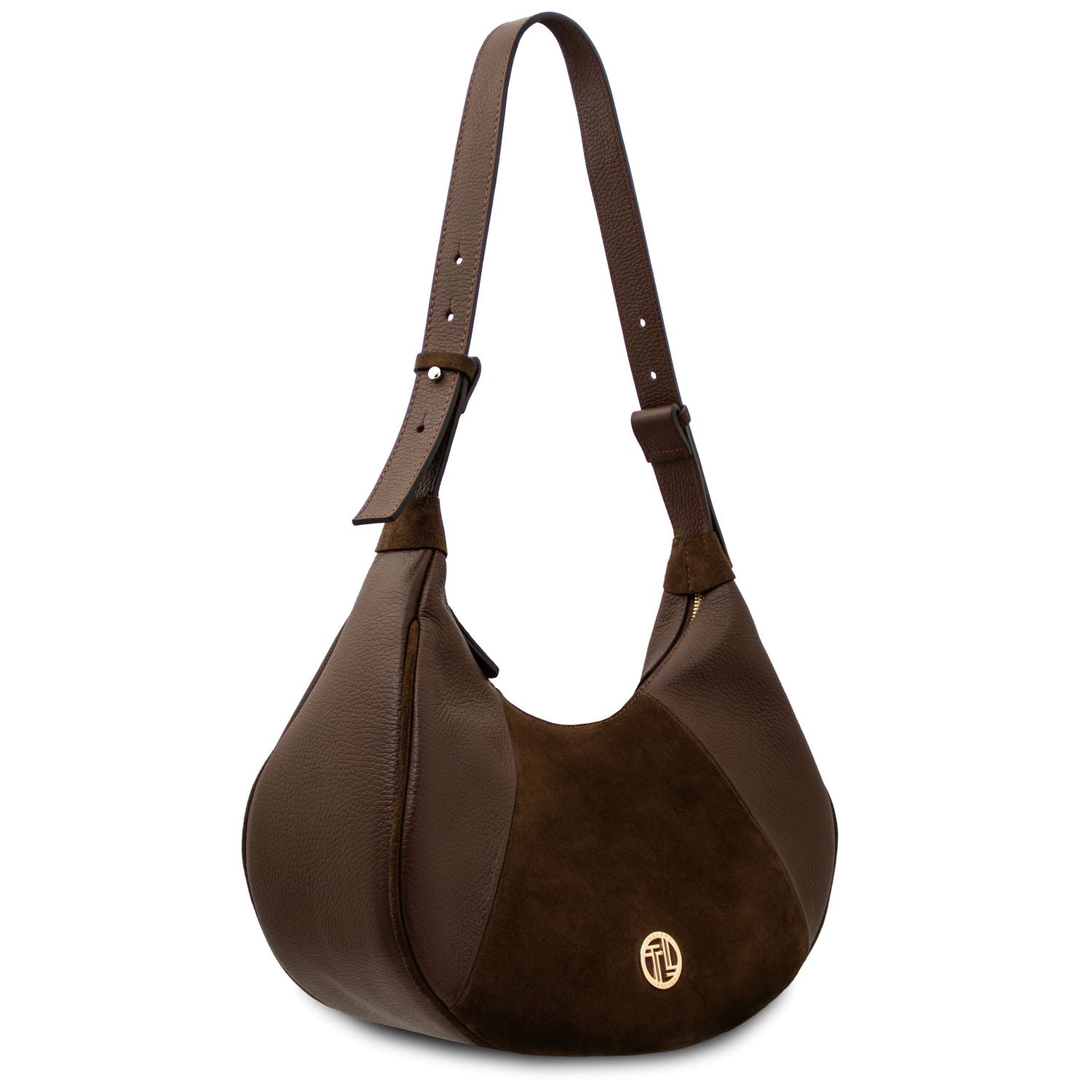 TL142515 – Goccia – leren hobo bag