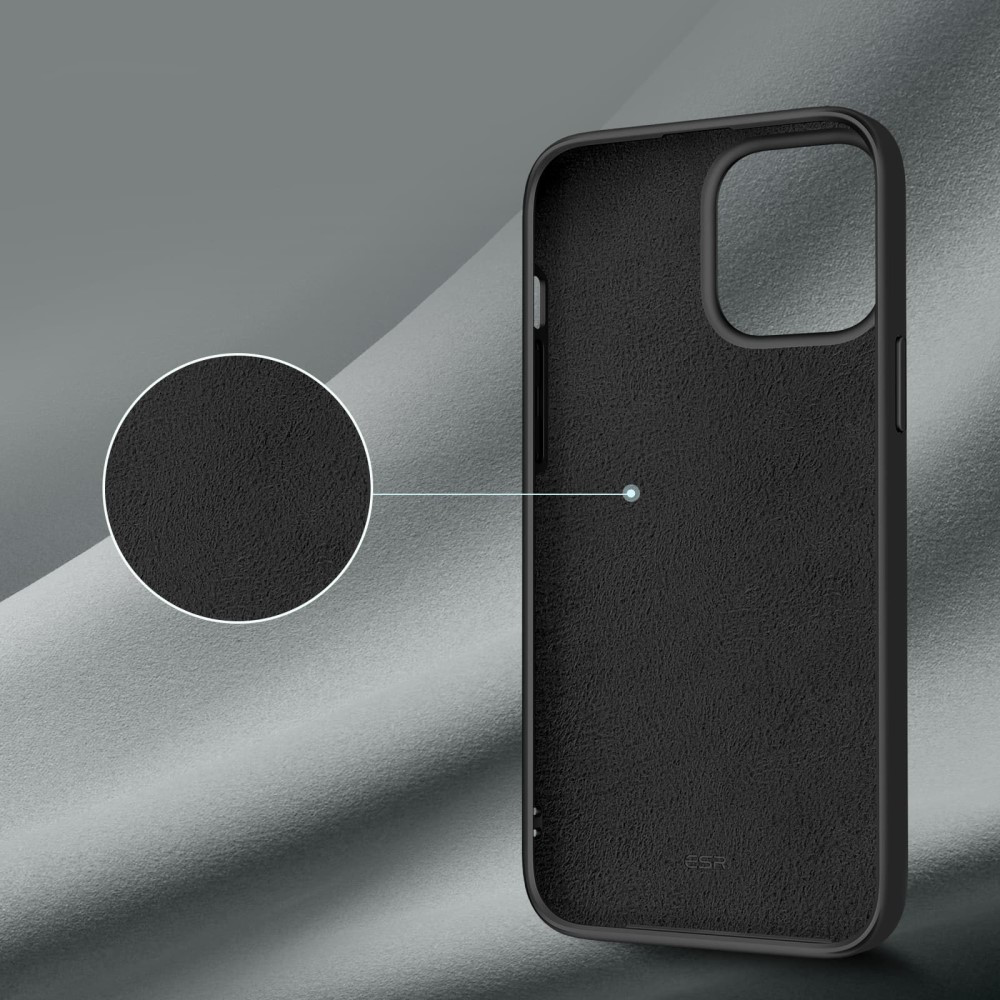 iPhone 13 Cloud Series Silikon Case Hülle - Schwarz