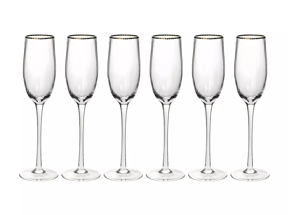 Lot de 6 Flûtes de Champagne 