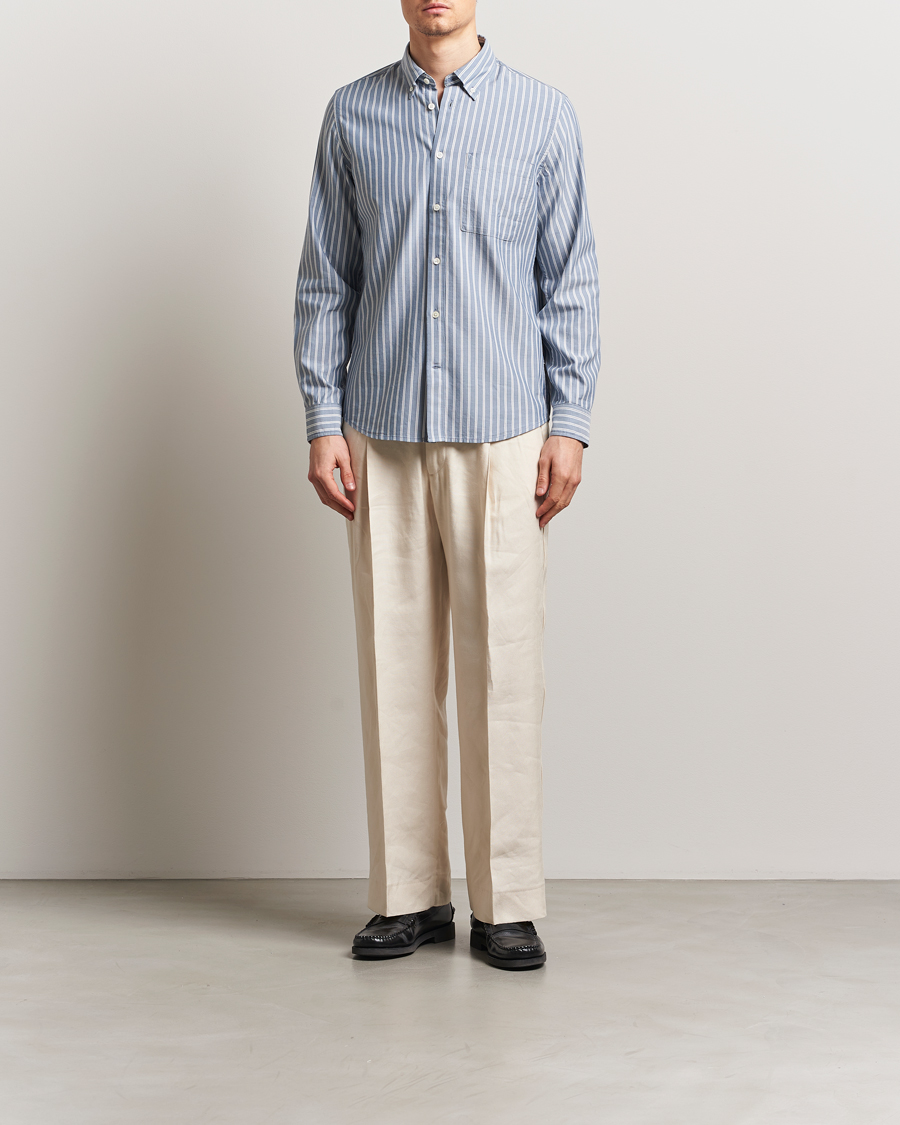 NN07 Arne Tencel Shirt Multi Stripe