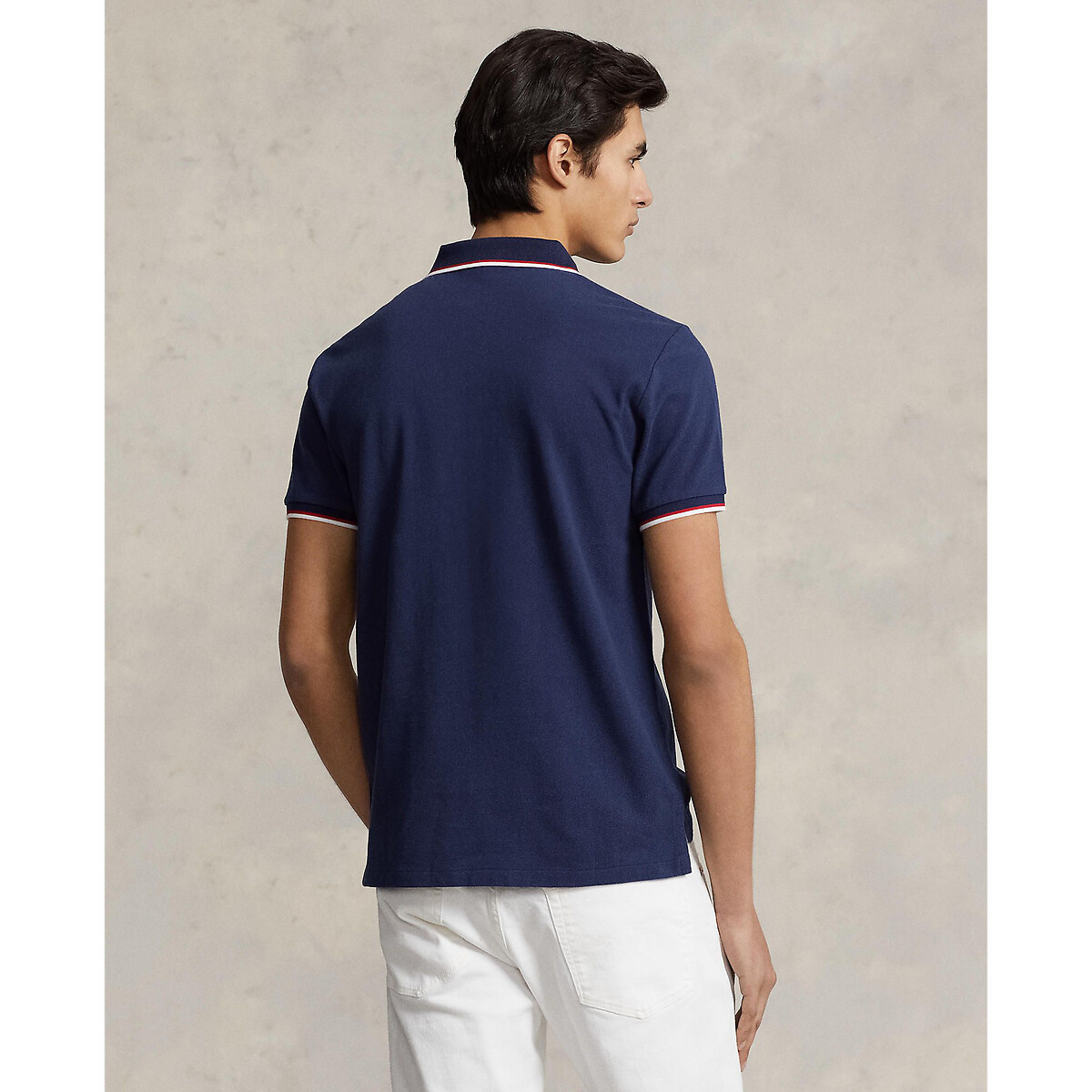 POLO RALPH LAUREN<br>Polo de corte reto em malha piqué