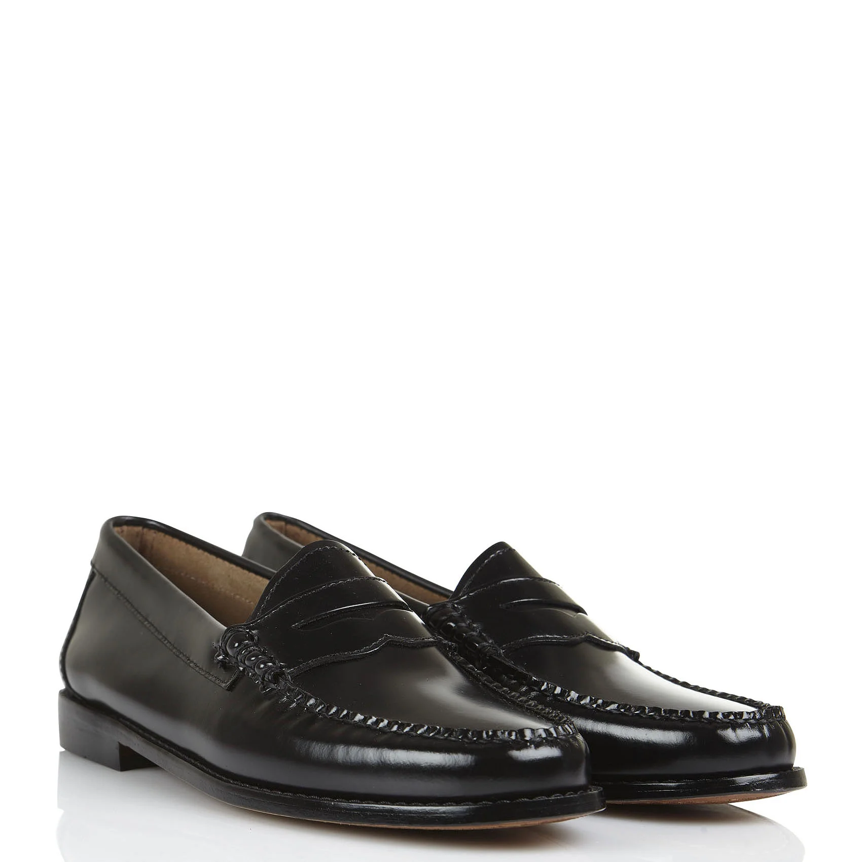 Mocassins en cuir| Noir