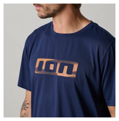 Maillot VTT manches courtes ION Ionic DR Bleu Homme