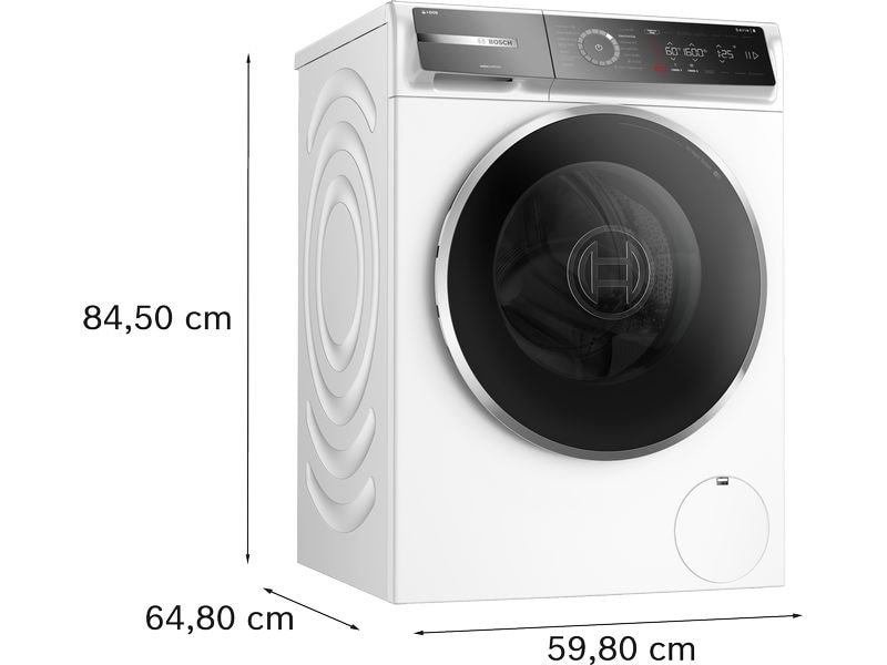 Bosch Waschmaschine WGB256A5CH Links Frontloader mit 10 kg Ladekapazität