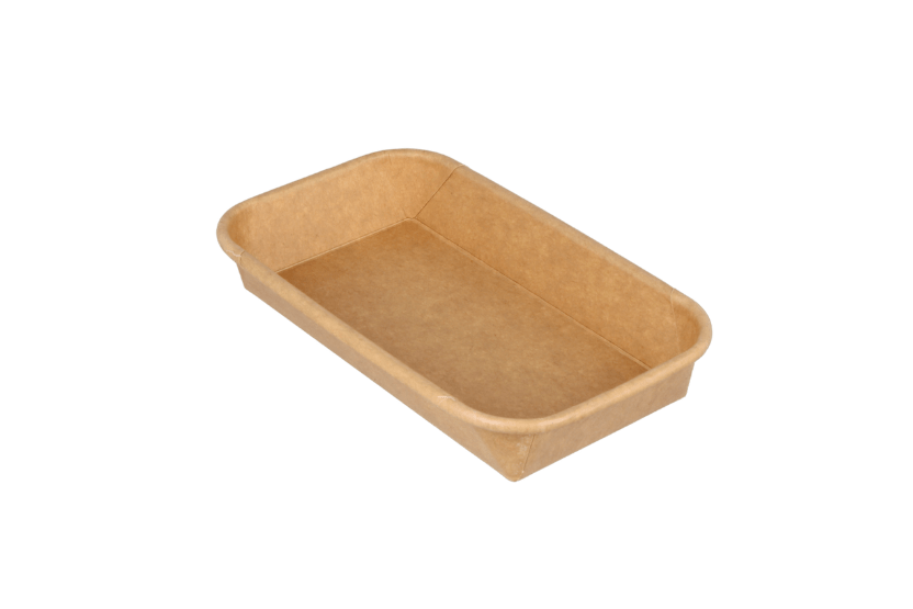 Sushi tray karton TA-01 + deksel 160x90x25 Kraft