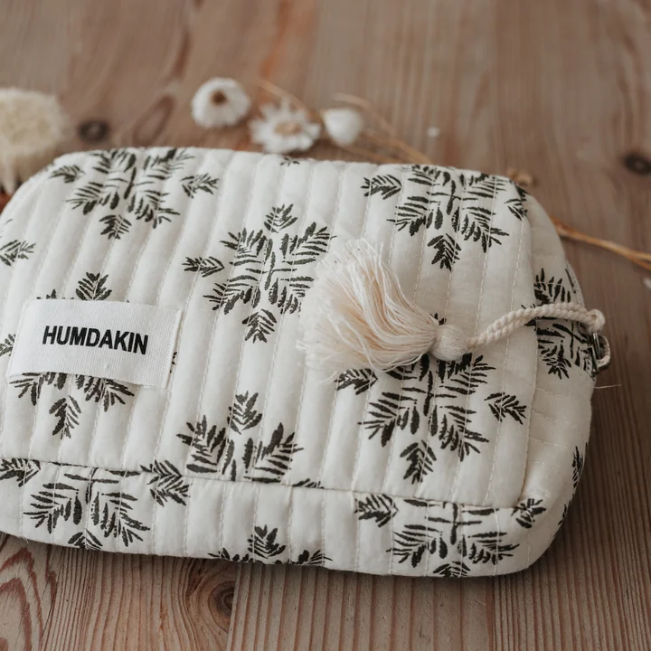 Humdakin - Kosmetiktasche mit Monogramm, evergreen