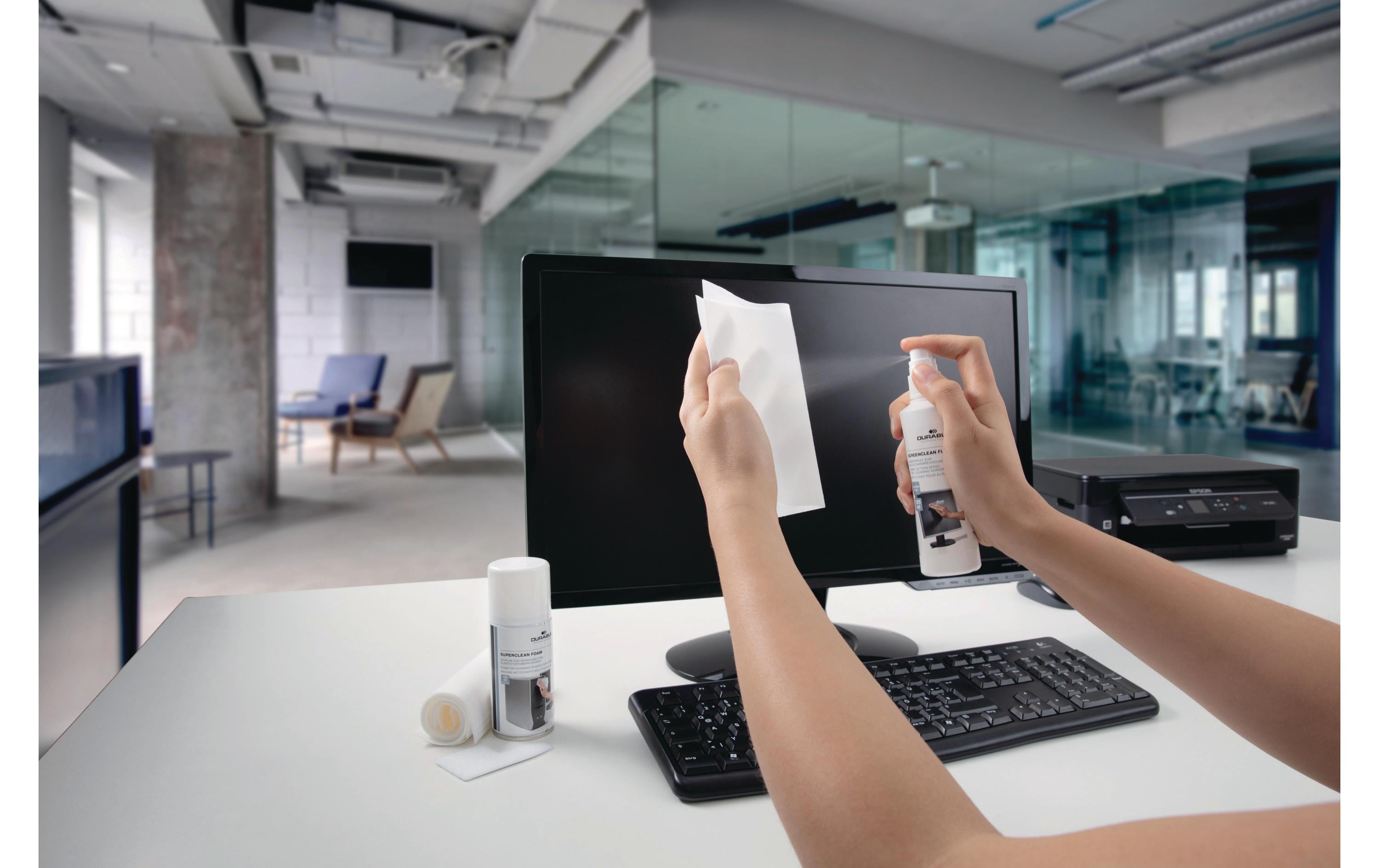 Reinigungsspray und Tuch PC Cleaning Kit 1 StückSuperclean und Screenclean