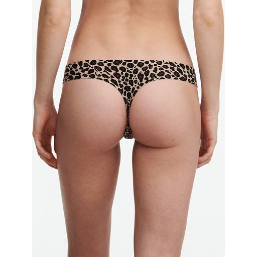 Chantelle Softstretch String Trusser, Leopard Print