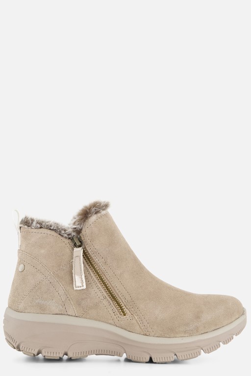 Skechers Relaxed Fit Enkellaarsjes taupe