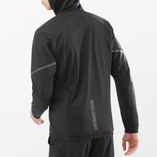 MTN  Windjacke mit Kapuze und durchgehendem Reißverschluss Herren