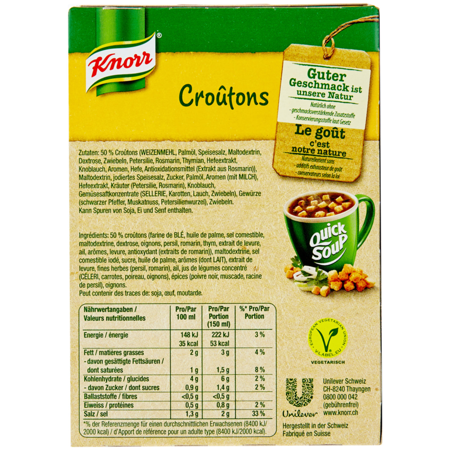 Knorr Quick Soup Croûtons