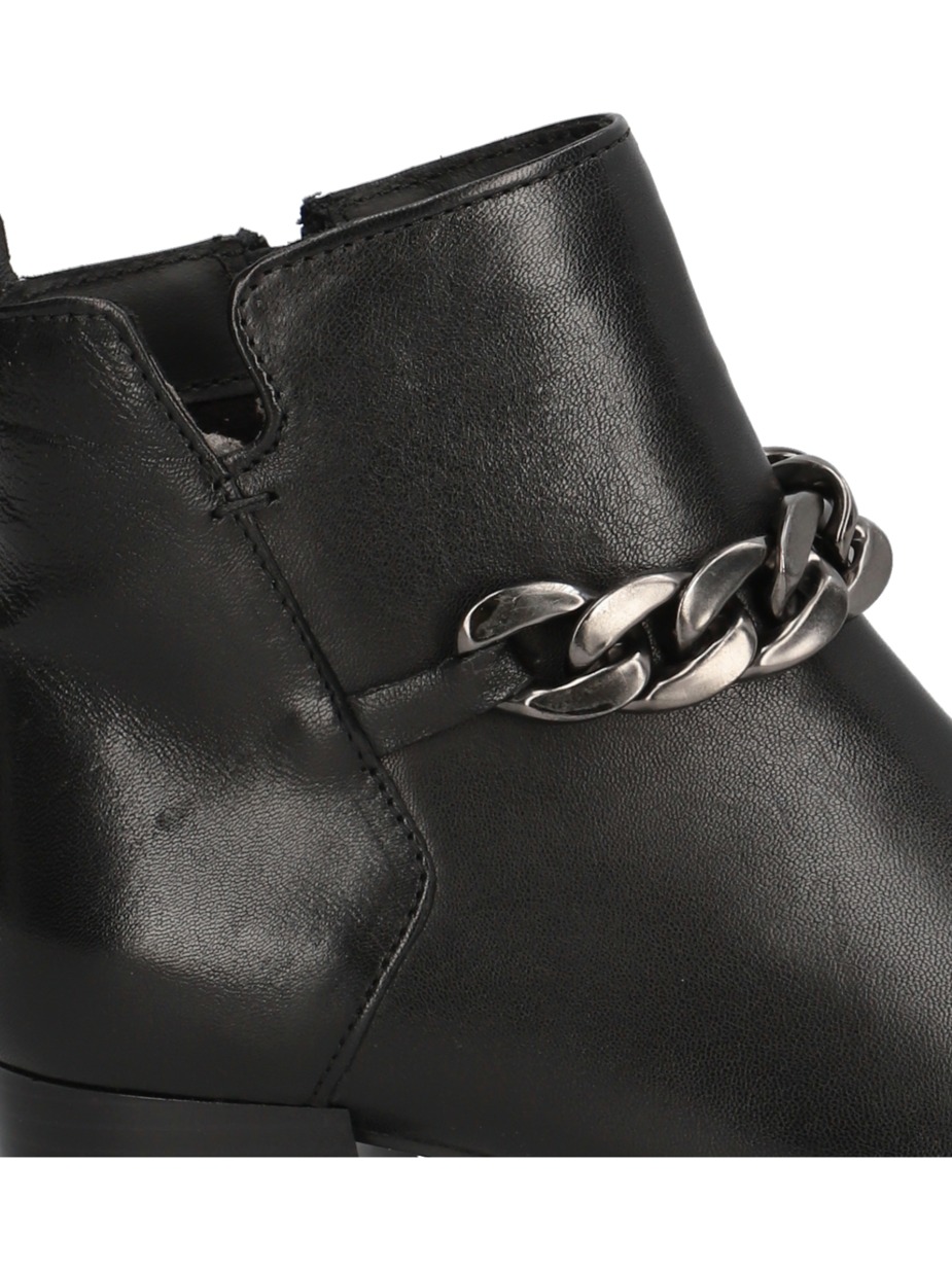 Glattleder Stiefelette