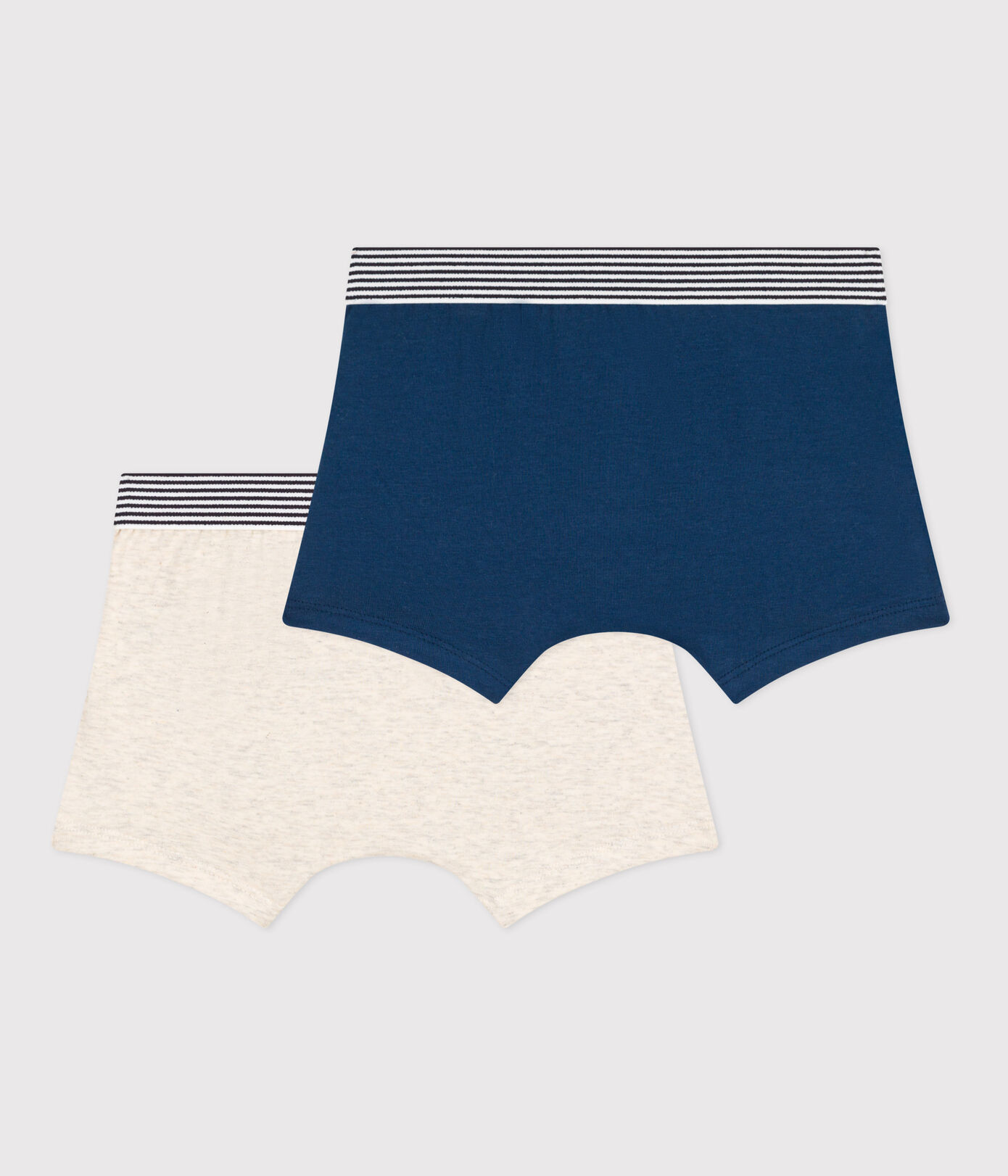 Lot de 2 boxers en coton et élasthanne petit garçon