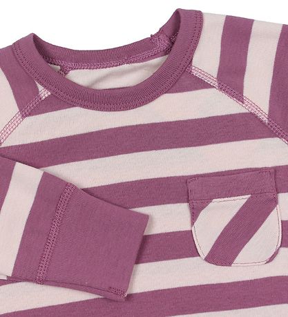 Katvig Classics Pullover - Hellrosa/Lila Gestreift