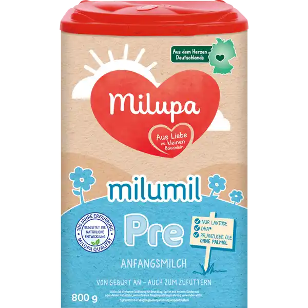 Milumil Pre Anfangsmilch von Geburt an