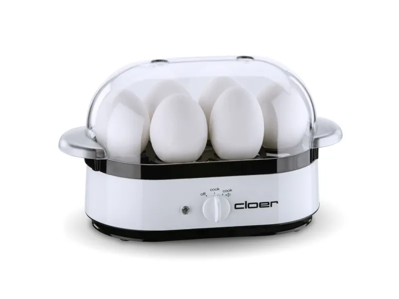 Cloer 6081 - Æggekoger - 350 W - hvid