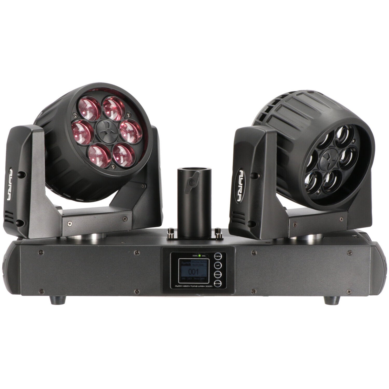 Ayra Vision Twins Wash Zoom LED movinghead set inclusief flightcase