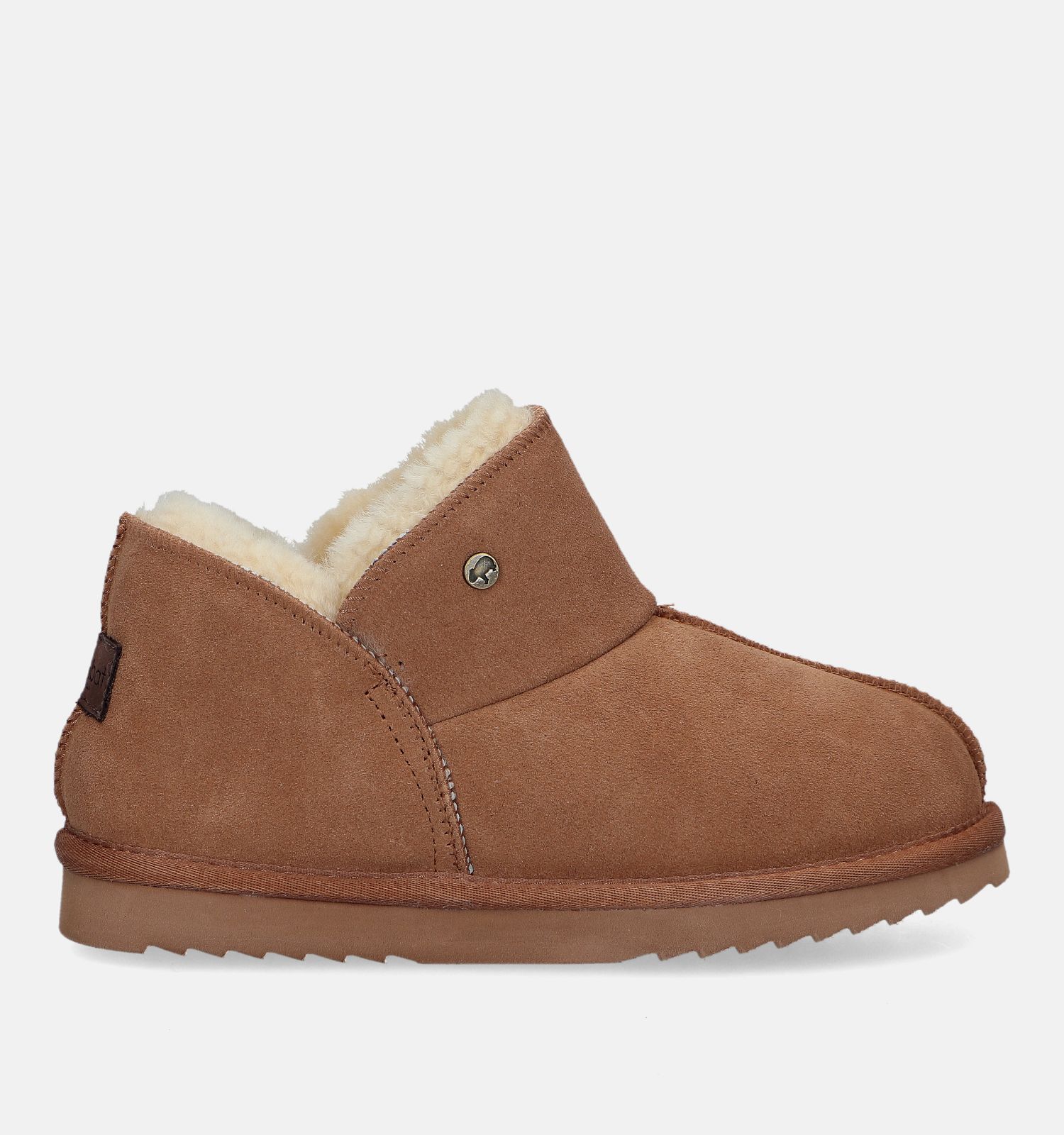 Pantoffels cognac