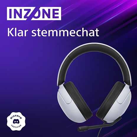 Sony INZONE H3 gaming headset - hvid