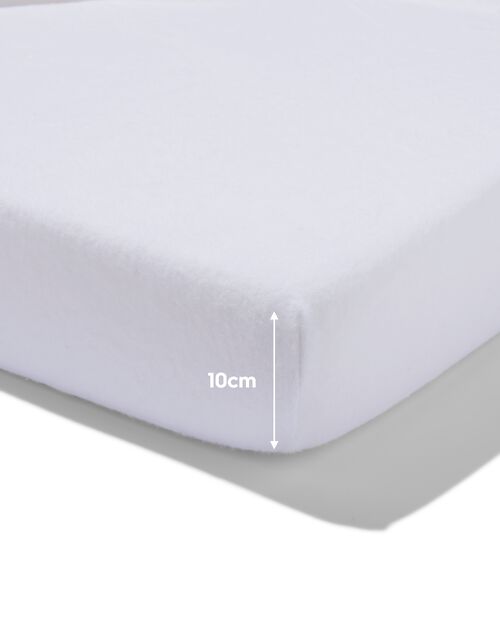drap-housse pour surmatelas molton stretch 90x200