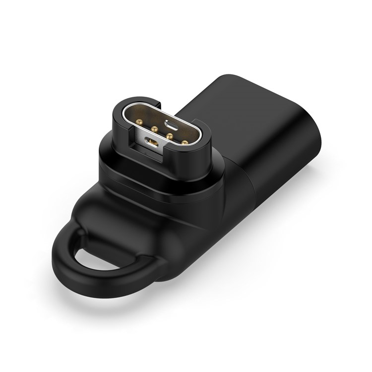 Garmin Smart Watch Ladeanschluss Adapter Konverter mit USB C Anschluss (180° Winkel)