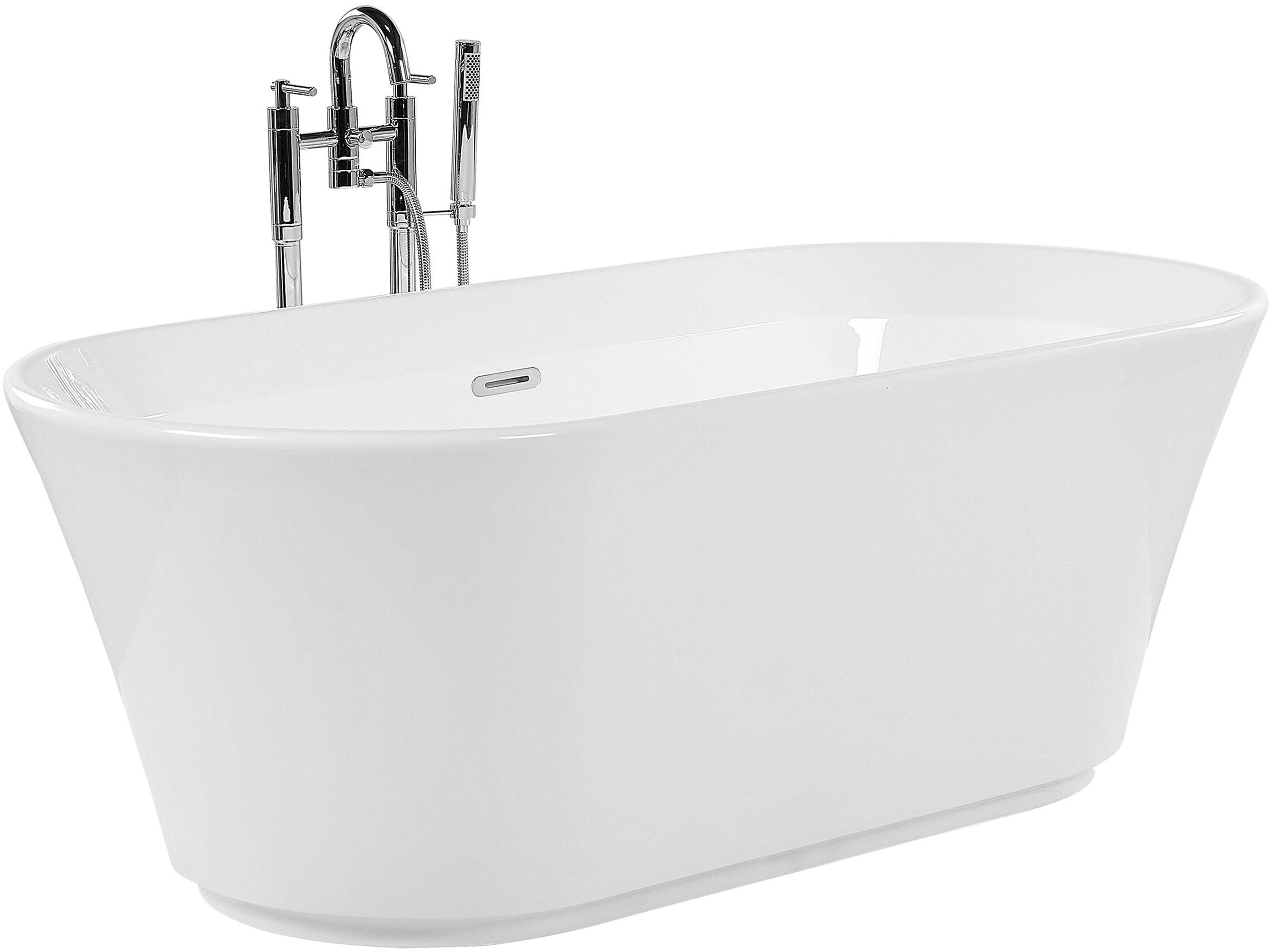 Vrijstaand bad OVALLE 170 x 80 cm Wit