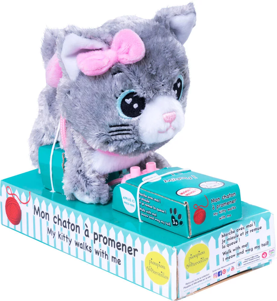 PELUCHE CHAT MOUSTACHE FILOGUIDE