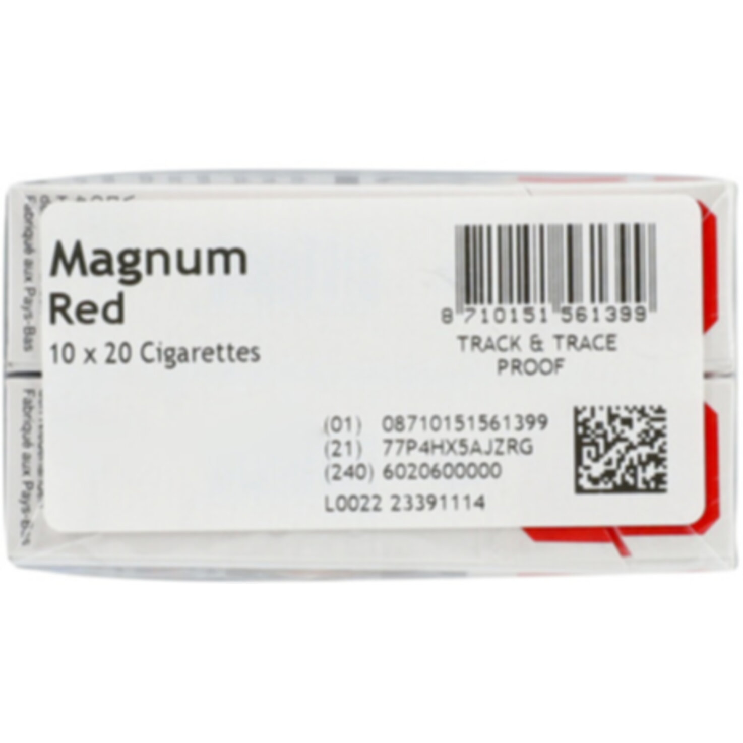 Magnum Zigaretten Full Flavor Red Box Stange