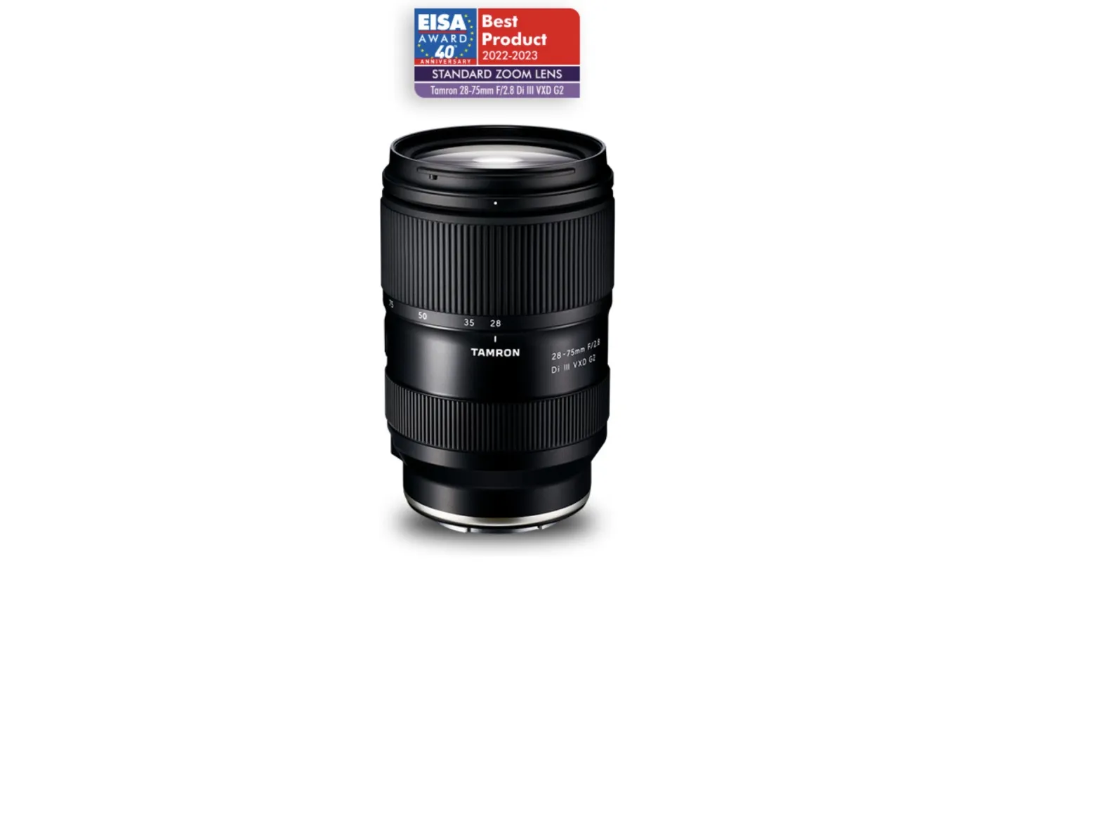 Tamron A063 - Zoomobjektiv - 28 mm - 75 mm - f/2.8 Di III VXD G2 - Sony E-mount - for Sony Cinema Line; a VLOGCAM; a1; a1 II; a6700; a7 IV; a7C; a7C II; a7CR; a7R V; a9 III
