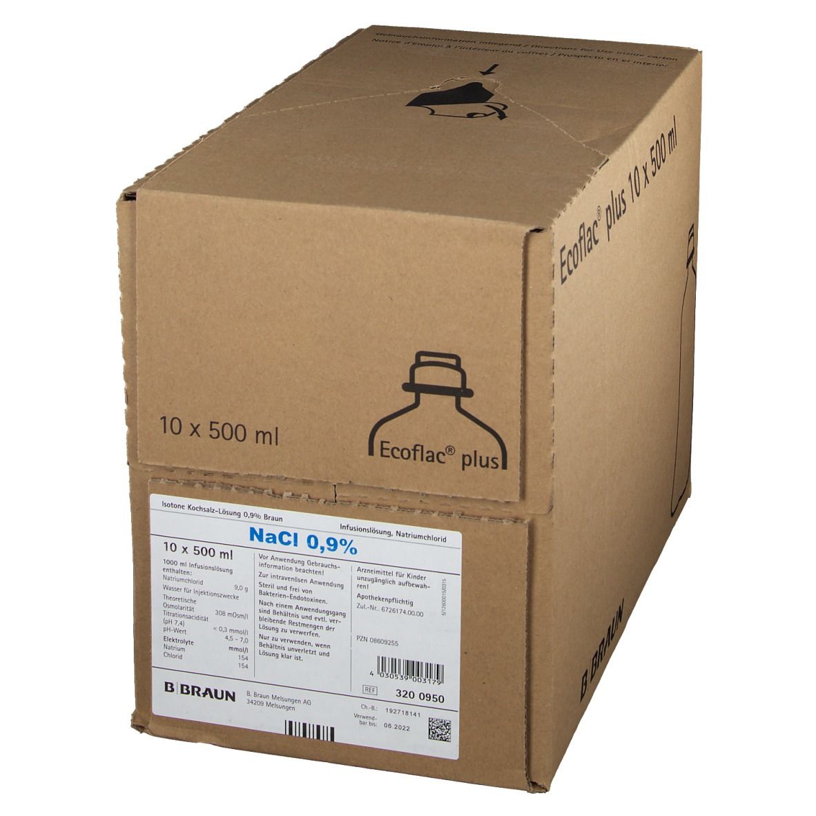 Kochsalz 0,9 % Isotonisch Ecoflac Infusionslösung