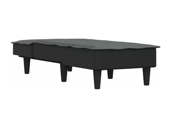 Prolenta Premium - Chaise longue gris foncé tissu