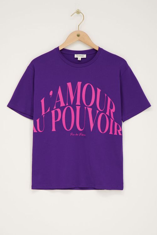 Paars T-shirt 