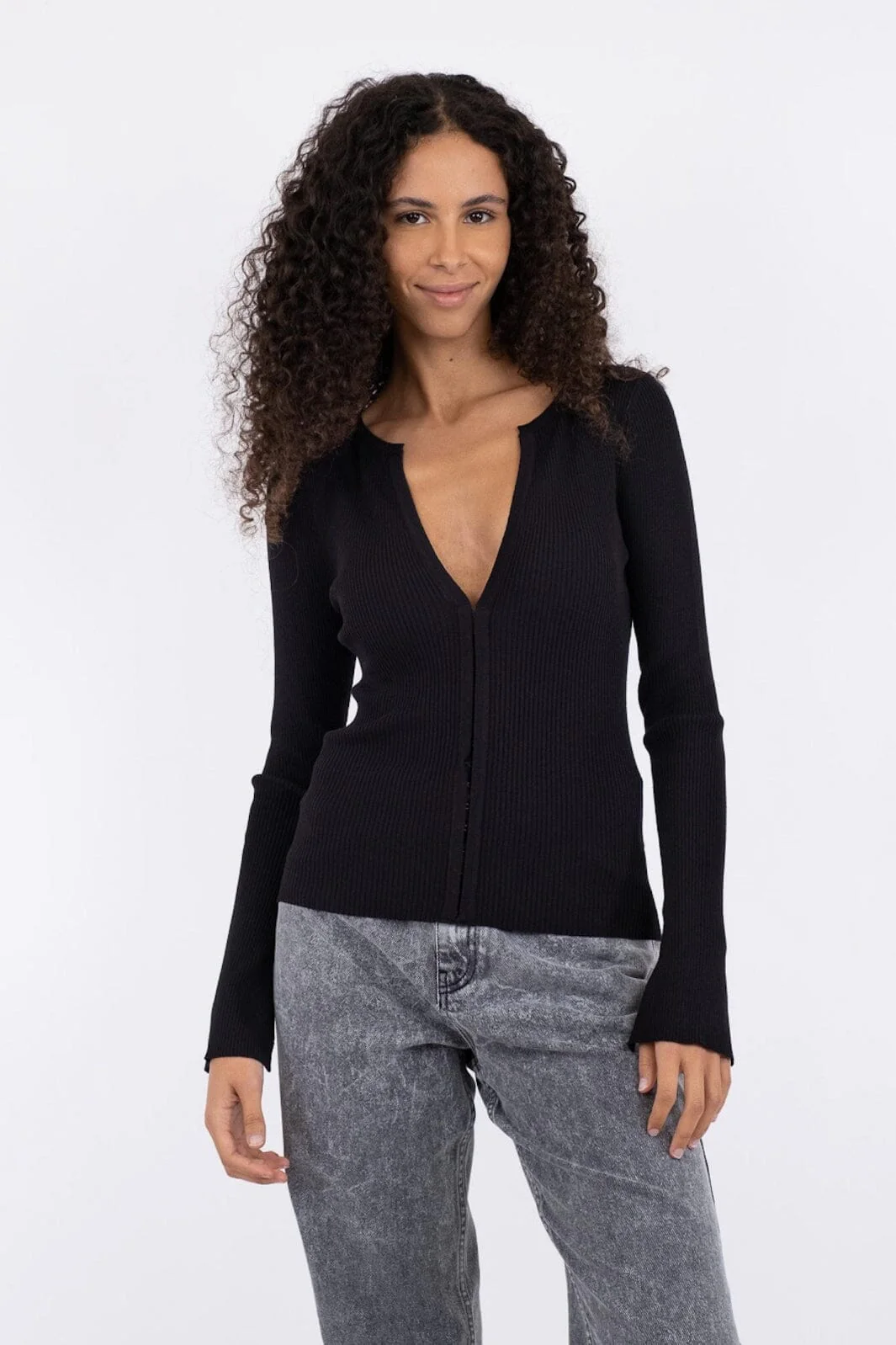Neo Noir Shirley Knit Cardigan