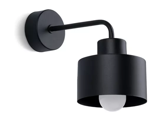 Sollux Savar Applique Dôme Noir