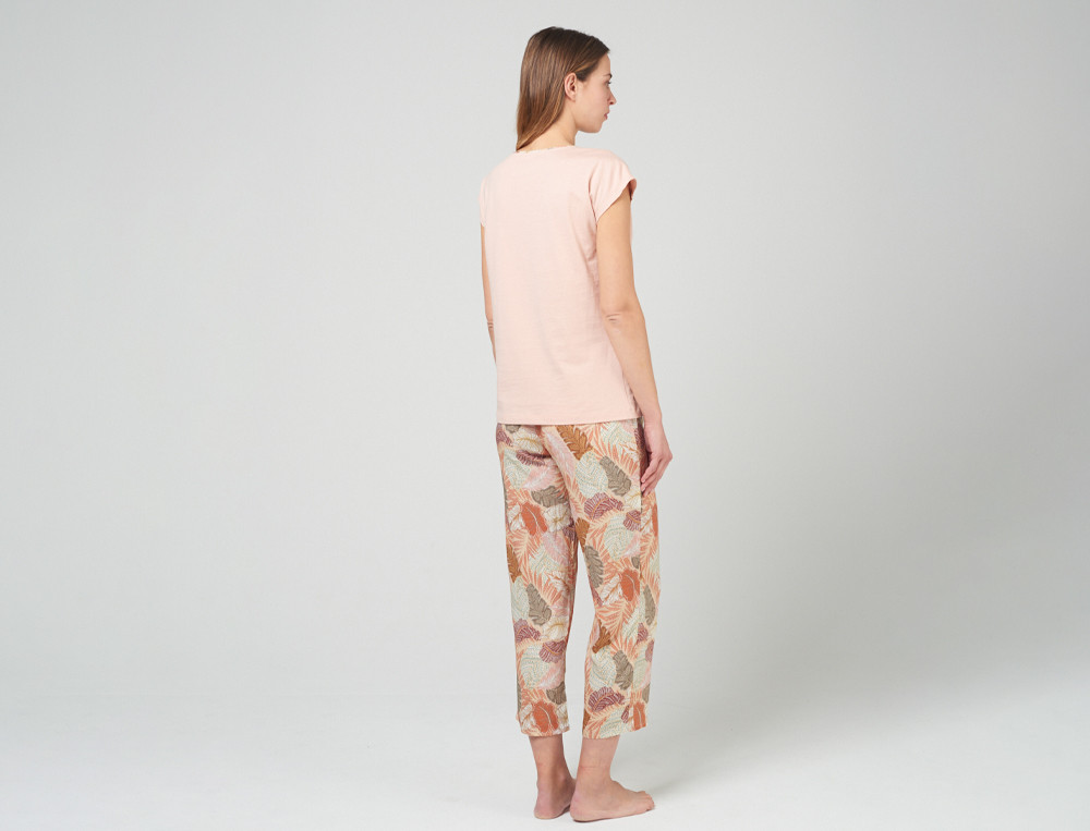 Pyjama court femme-Paradis tropical