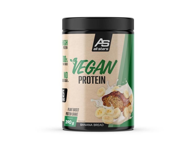 All Stars Pulver Vegan Protein Banane 390 g Protein-Pulver