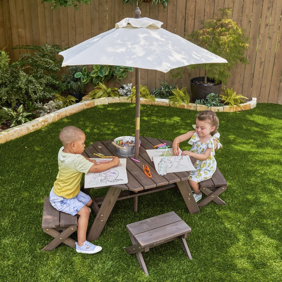 Kidkraft®Oktagon Kinder Gartentischset