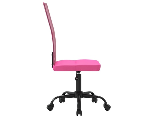 VIDAXL - Chaise de bureau rose tissu en maille