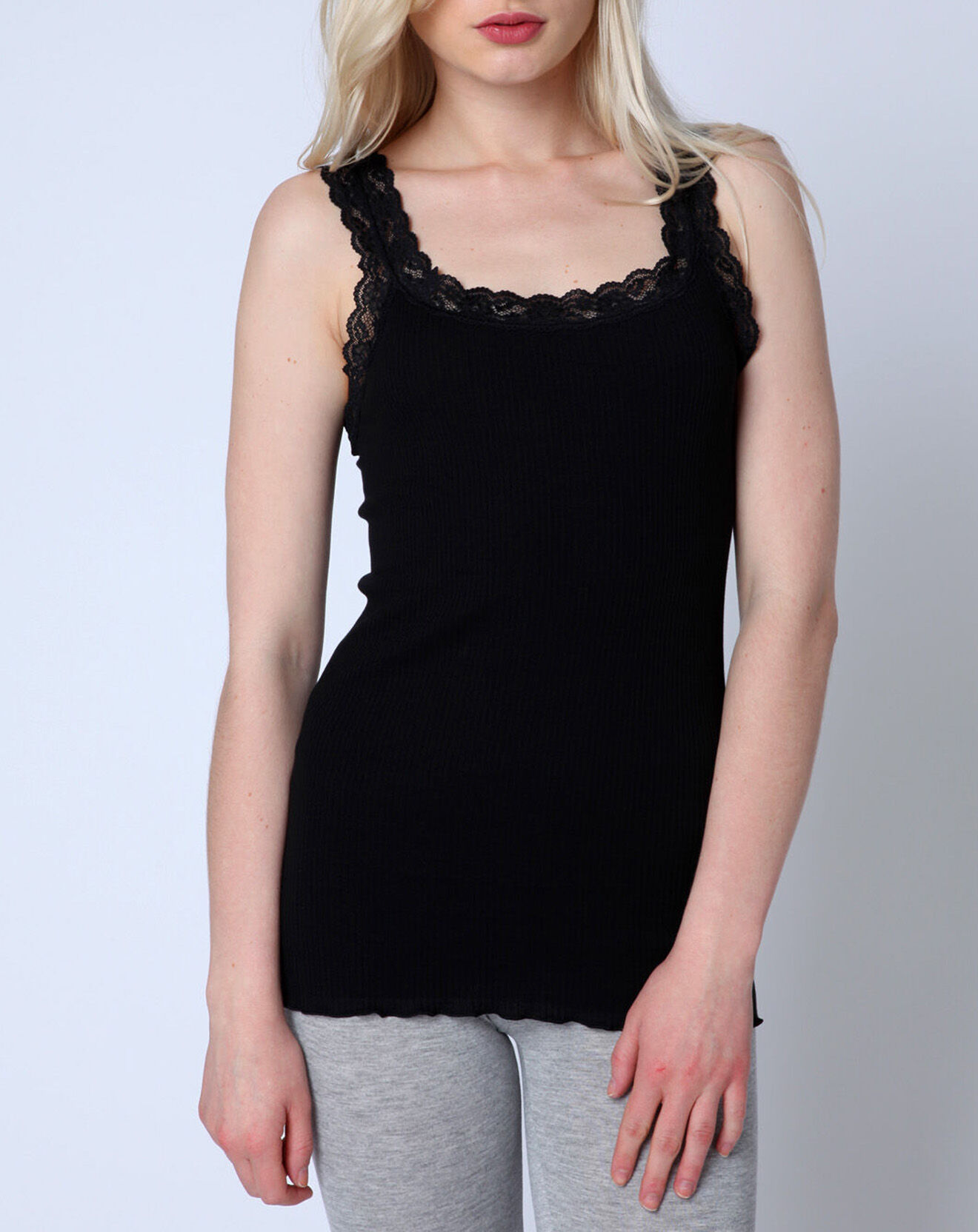 Mare Top en Coton dentelle noir