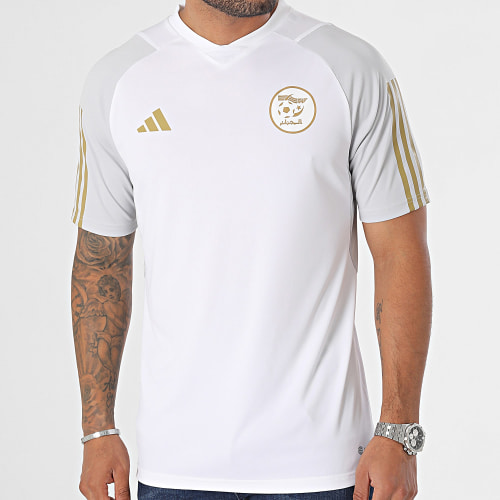 Maillot A Bandes FAF 22 HF1455 Blanc
