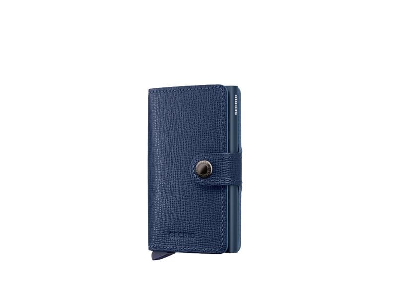 SECRID Portemonnaie Miniwallet Crisple Navy Noten- und Karten-Portemonnaie mit RFID-Schutz