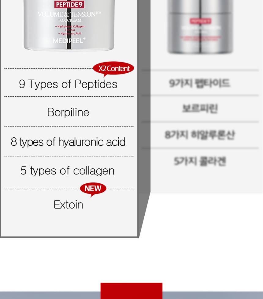 MEDI-PEEL - Peptide 9 Volume en Spanning Tox Crème Pro