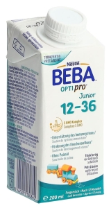 Beba Optipro Junior 12-36 Monate, 6 x 200 ml