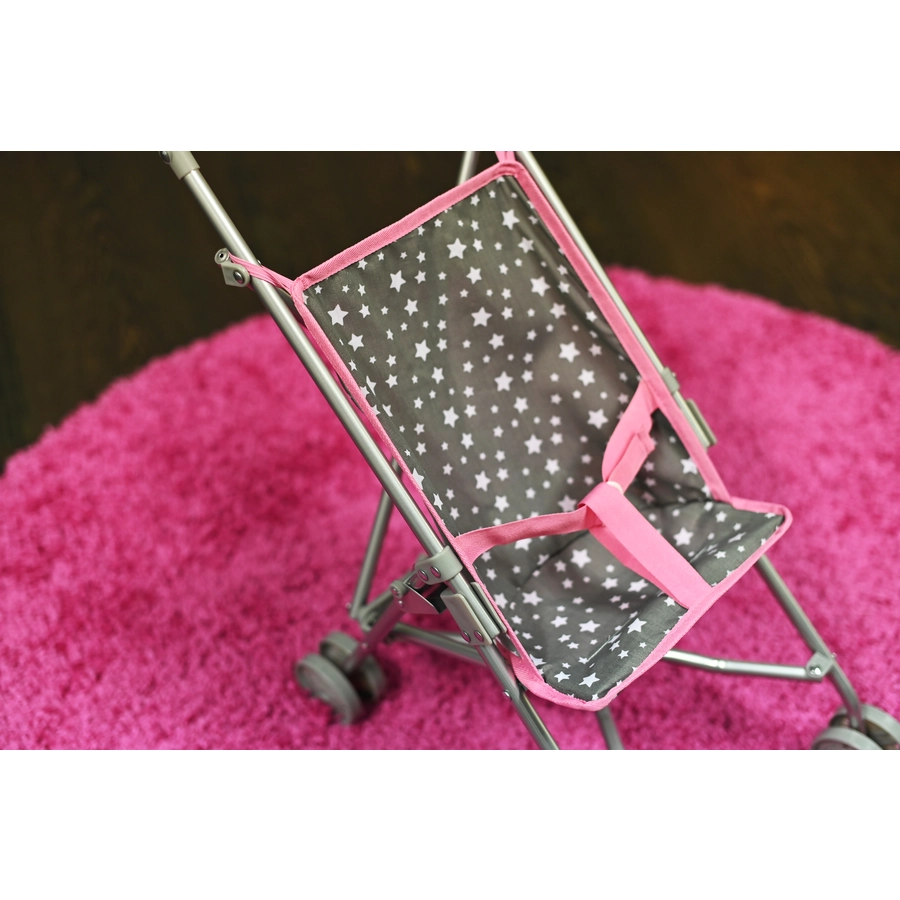 knorr toys® Puppenbuggy Sim - star grey