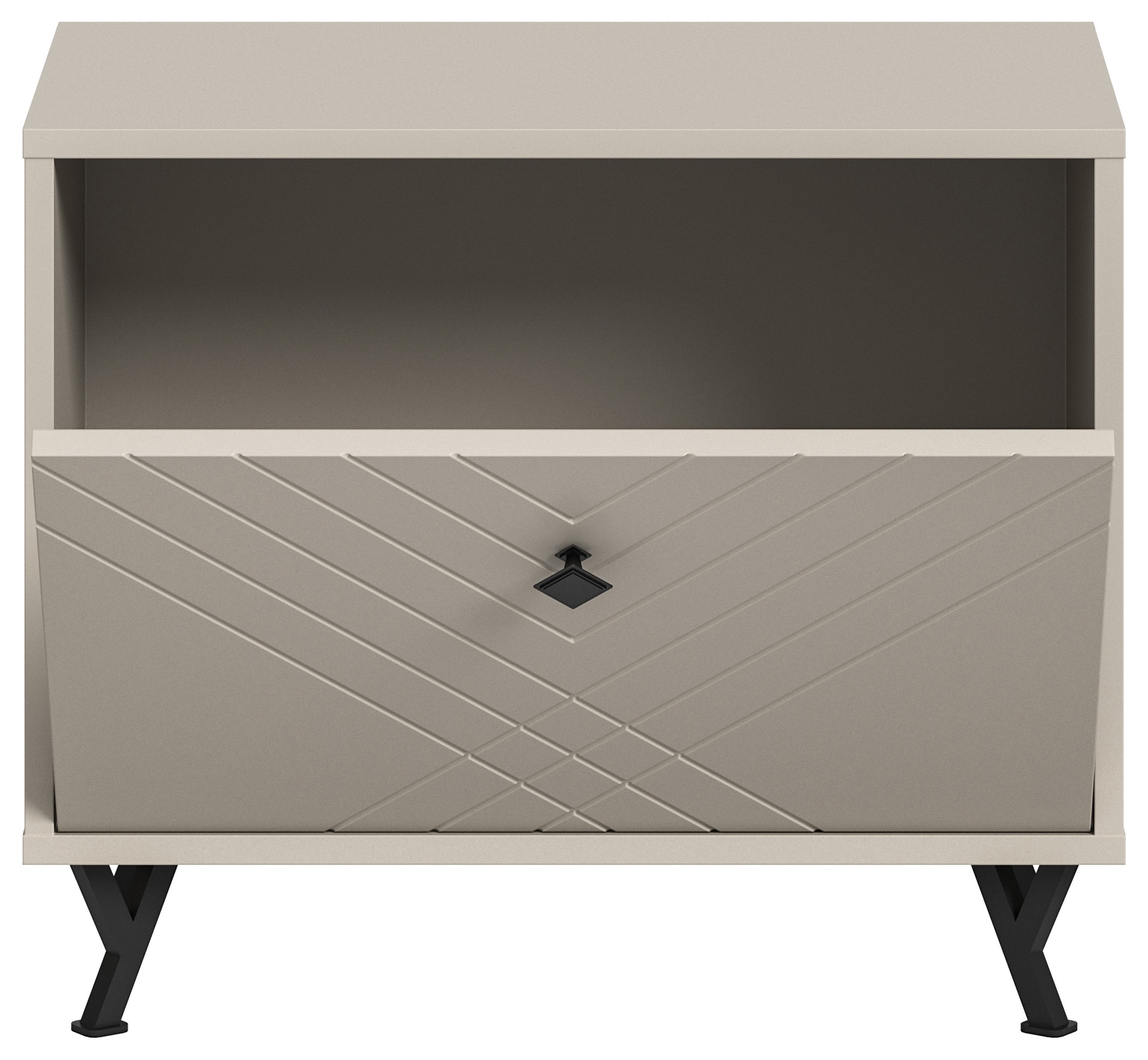 Sitzbank NOTES Sandbeige 60x50 cm