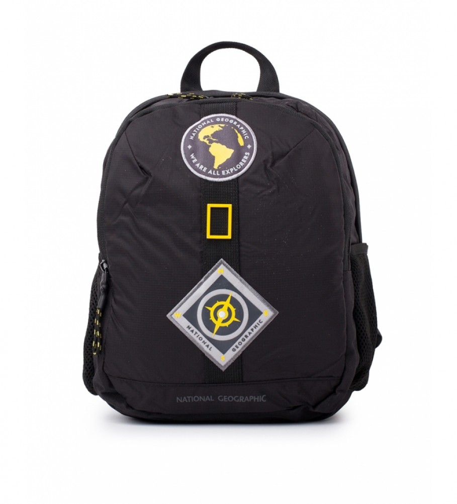 Mochila National Geographic New Explorer preta - 25,5 x 15 x 32,5 cm