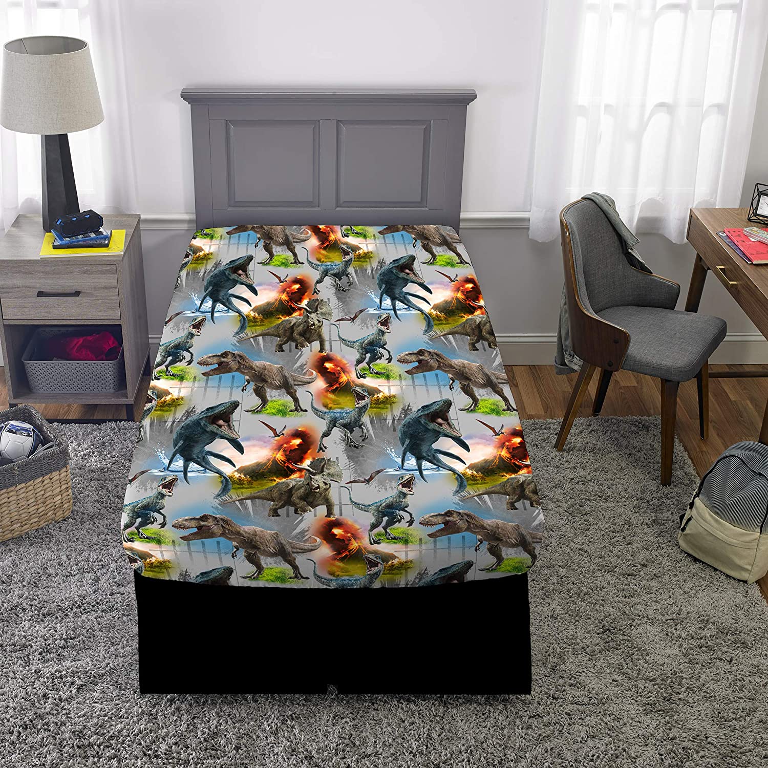 Twin Super Mario 3-Piece Bed Sheet Set.1 Flat Sheet 1 Fitted Sheet 1 Pillow Cases
