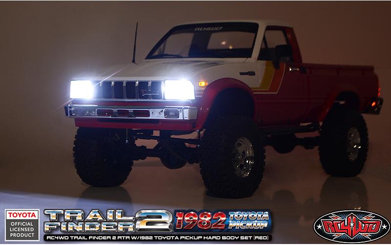 Scale Crawler Trail Finder 2 1982 Toyota, RTR, 1:10, Rot<br>1982 Toyota Pickup mit fester Karosserie